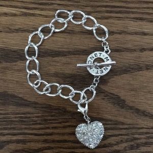 Monet heart bracelet.